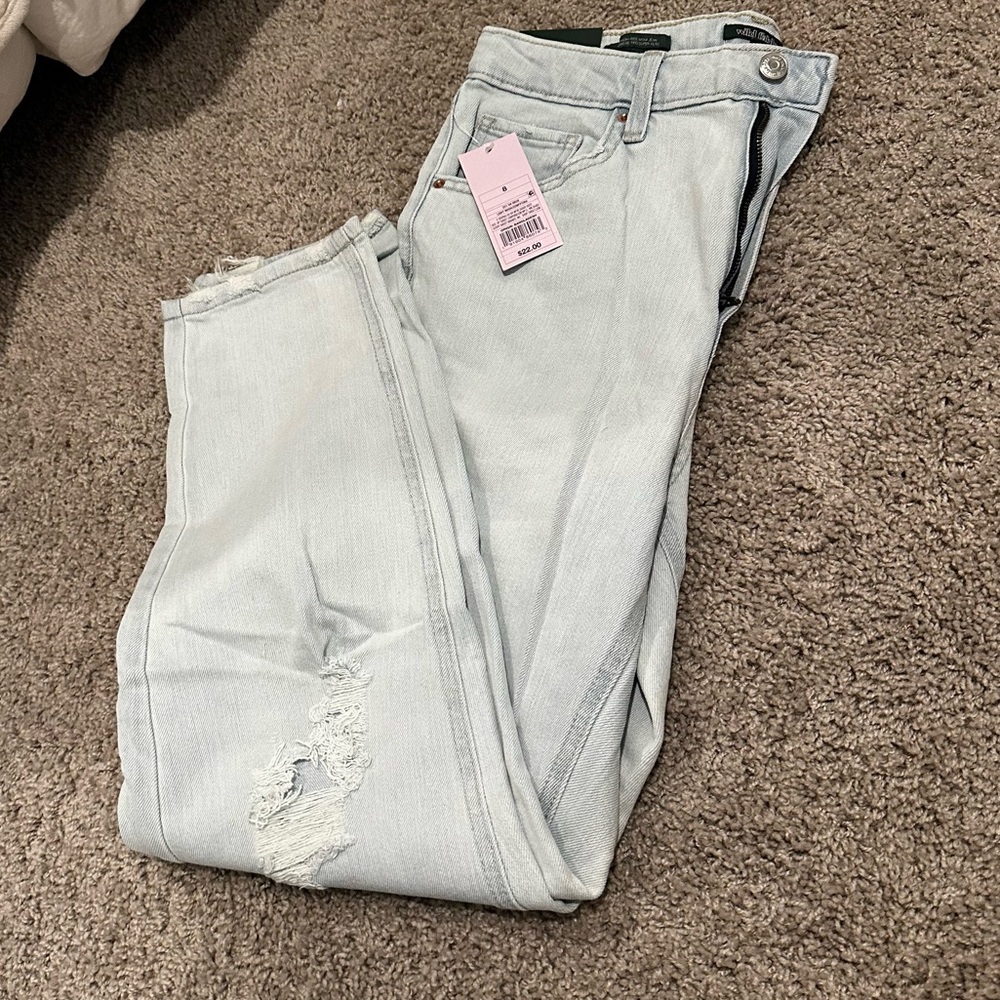 Wild fable super high rise mom jean